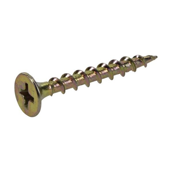 Hillman 100PK 6x114 GLD Screw 40886 - main
